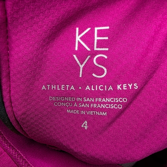 Athleta x Alicia Keys Enlighten Up Jumpsuit Watercolor Print Size 4 - Picture 12 of 14